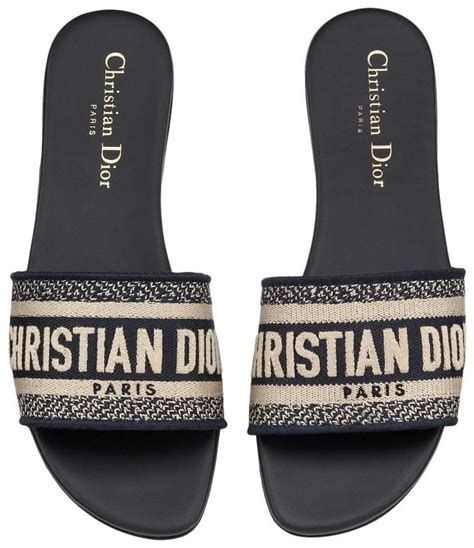 sandales dior bleu|christian dior sandals flat.